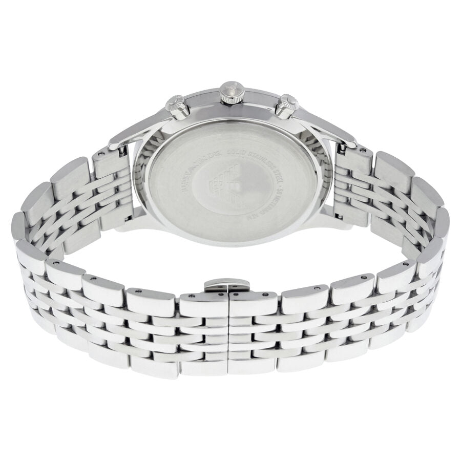 Emporio Armani AR1942 stainless steel caseback and bracelet detail