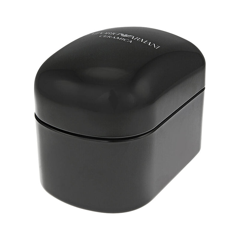 Emporio Armani Ceramica Chronograph Black Dial Men's Watch AR1452 - The Watches Men & CO #4