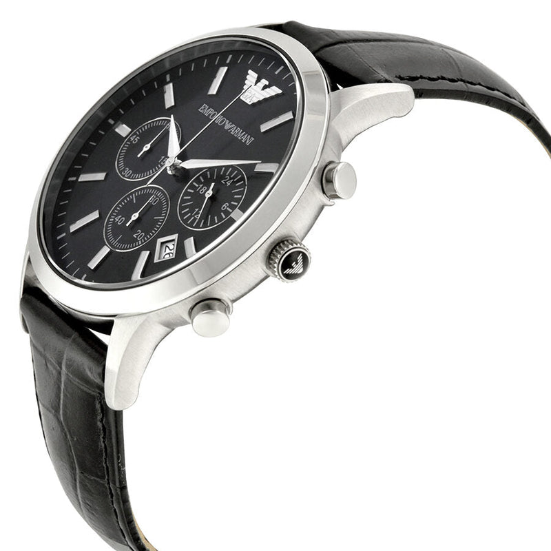 Emporio Armani Chronograph Black Dial Men's Watch #AR2447 - The Watches Men & CO #2