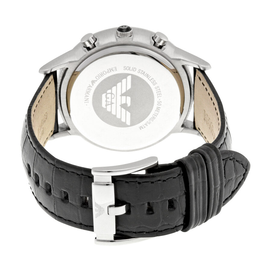 Emporio Armani Chronograph Black Dial Men's Watch #AR2447 - The Watches Men & CO #3