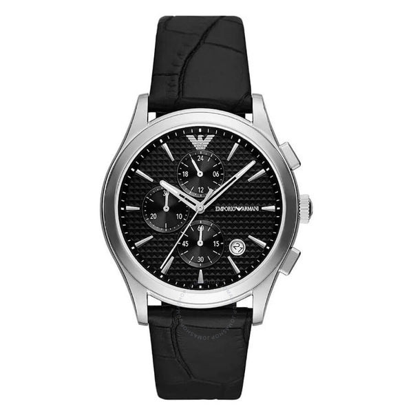 Emporio Armani Chronograph Quartz Black Dial Men's Watch AR11530 - The Watches Men & Co