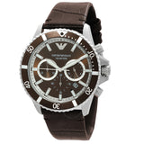 Emporio Armani Chronograph Quartz Brown Dial Men's Watch AR11486 - The Watches Men & Co