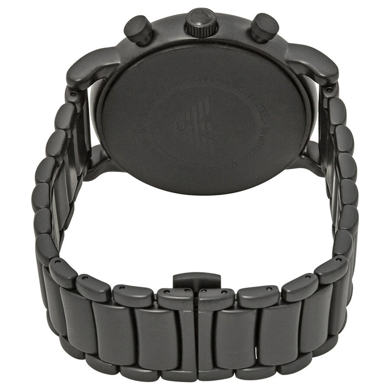 Emporio Armani Classic Black Dial Brushed Black Men's Watch #AR1895 - The Watches Men & CO #3