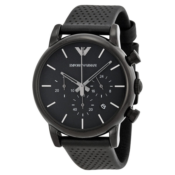 Emporio Armani Classic Chronograph Black Dial Men's Watch #AR1737 - The Watches Men & CO