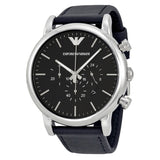 Emporio Armani  Classic Chronograph Black Dial Men's Watch #AR1828 - The Watches Men & CO