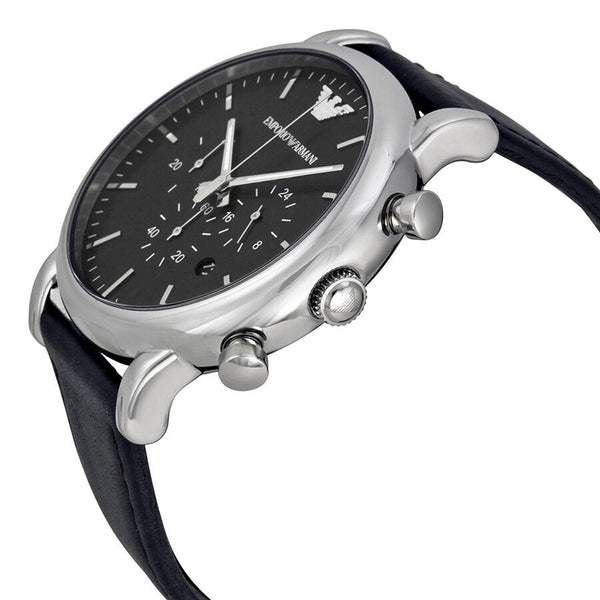 Emporio Armani  Classic Chronograph Black Dial Men's Watch #AR1828 - The Watches Men & CO #2