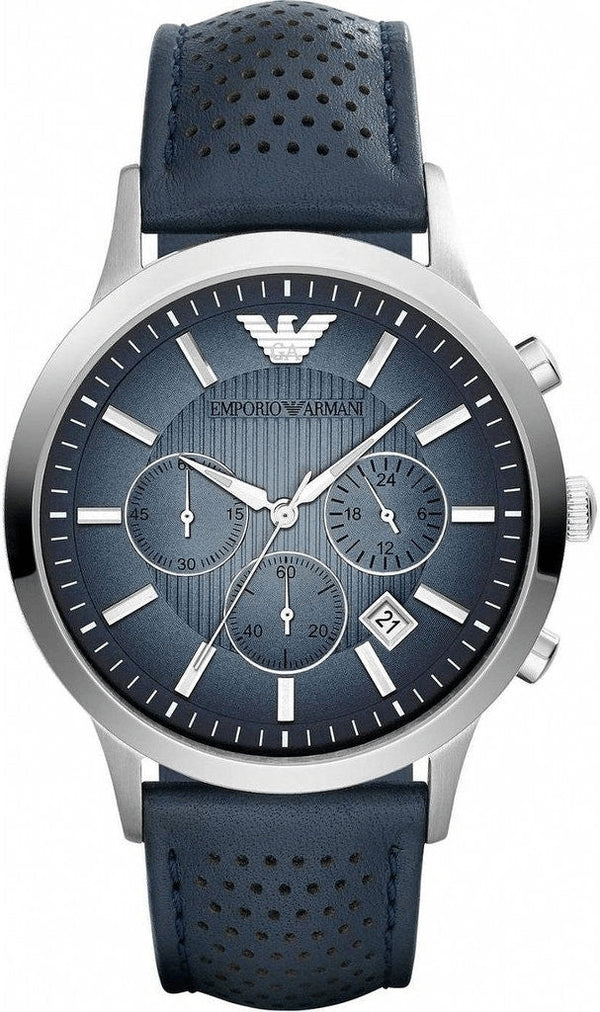 Emporio Armani Classic Chronograph Blue Dial Men’s Watch AR2473 - Watch