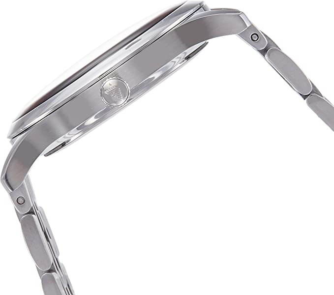 Emporio Armani Classic Cream Dial Stainless Steel Men’s Watch AR1881 - Watch