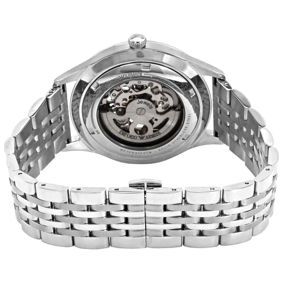 Emporio Armani Dress Automatic Silver Dial Men’s Watch AR1945 - Watch