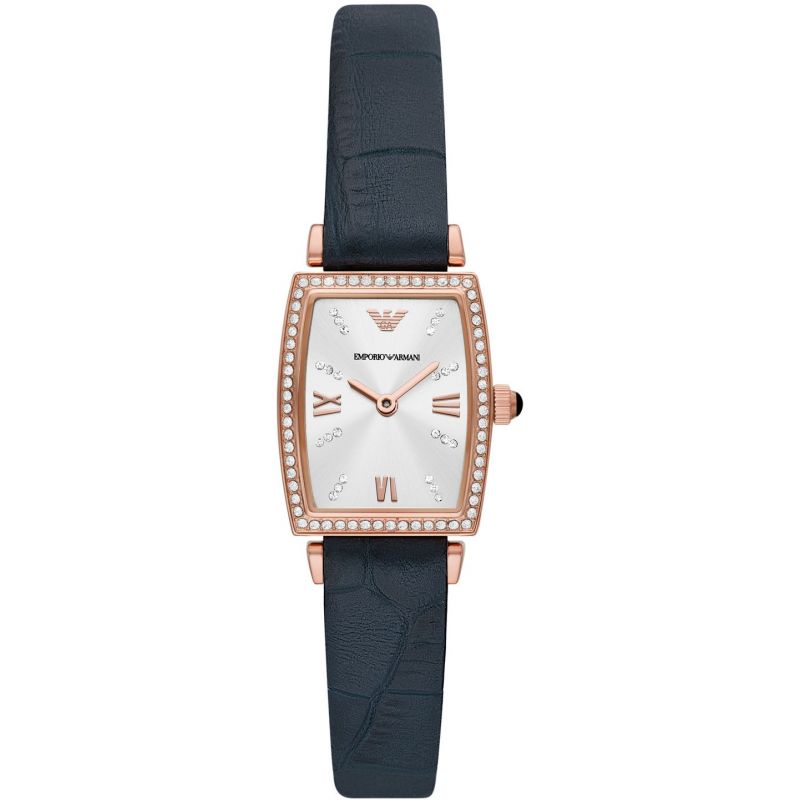 Emporio Armani Gianni T-Bar Navy Strap Women’s Watch AR11469 - Watch