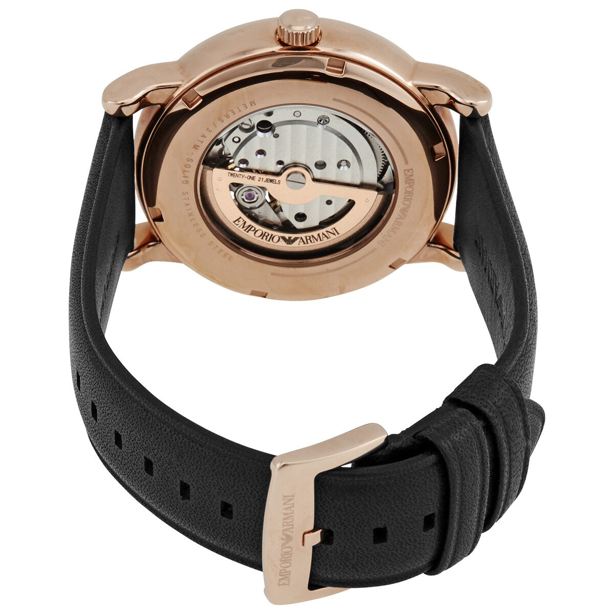 Emporio Armani Luigi Automatic Silver Dial Men's Watch #AR60013 - The Watches Men & CO #3