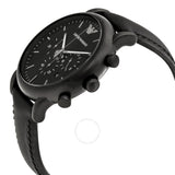 Emporio Armani Luigi Chronograph Black Dial Men's Watch AR1970 - The Watches Men & Co #2