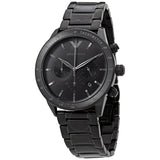 Emporio Armani Mario Chronograph Quartz Black Dial Men's Watch AR11242 - The Watches Men & Co