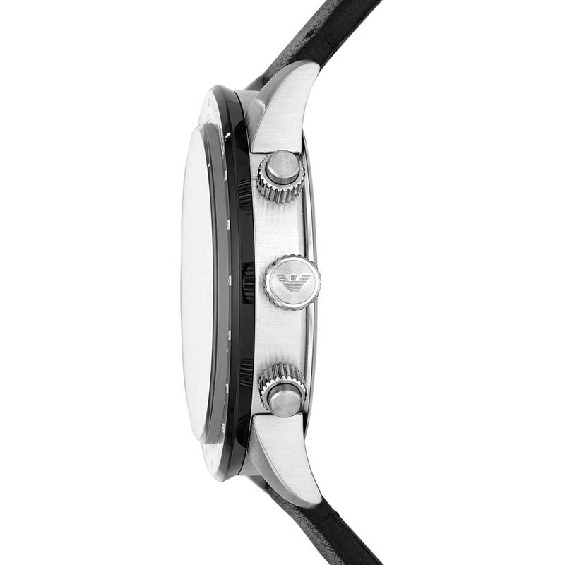 Emporio Armani Mario Chronograph Quartz Black Dial Men’s Watch AR11243 - Watch