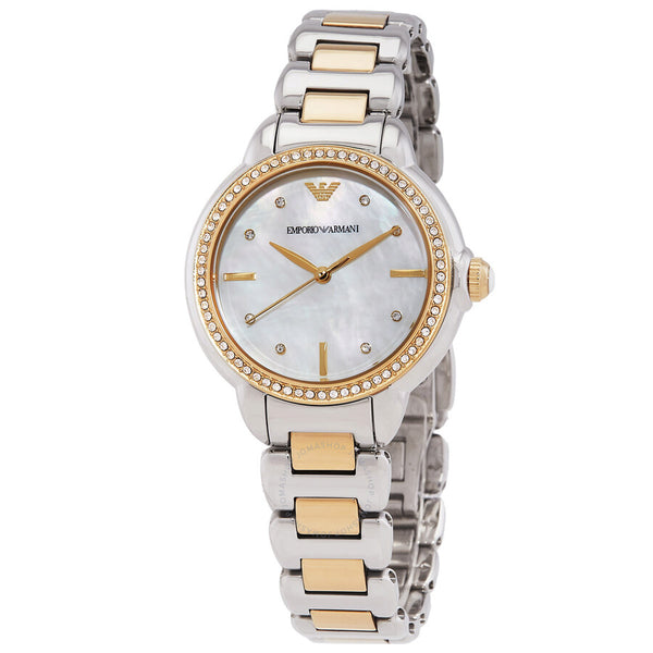 Emporio Armani Mia Quartz Crystal Ladies Watch AR11524 - The Watches Men & Co