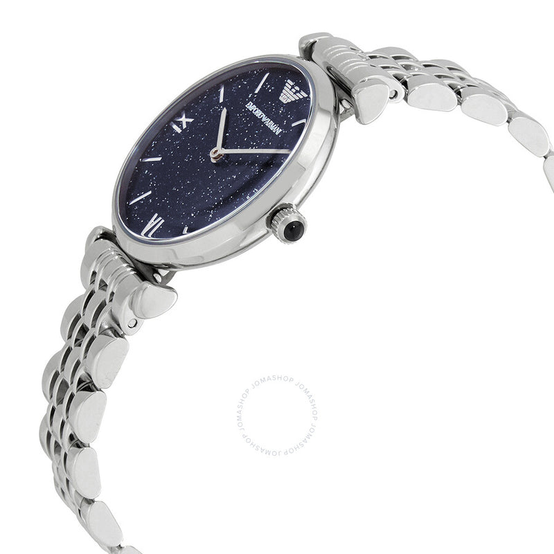 Emporio Armani Quartz Blue Dial Ladies Watch AR11091 - The Watches Men & Co #2