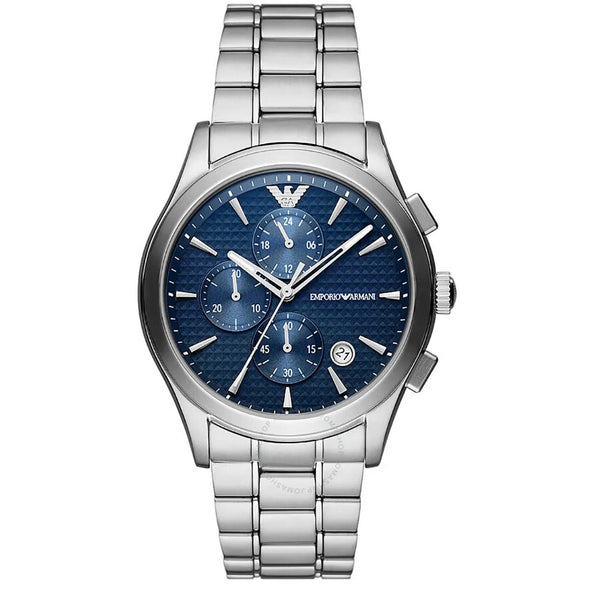 Emporio Armani Quartz Blue Dial Men's Watch AR11528 - The Watches Men & Co