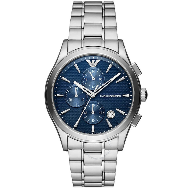 Emporio Armani Quartz Blue Dial Men's Watch AR11528 - The Watches Men & Co