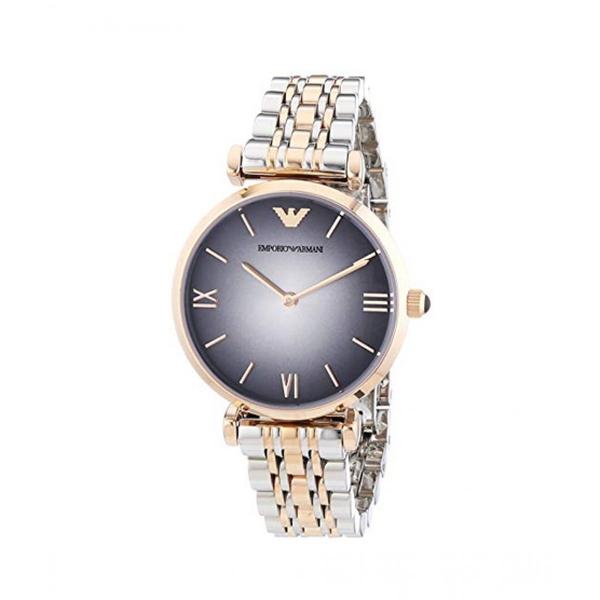 Emporio Armani Quartz Grey Dial Two-tone Ladies Watch AR1725 - Watch