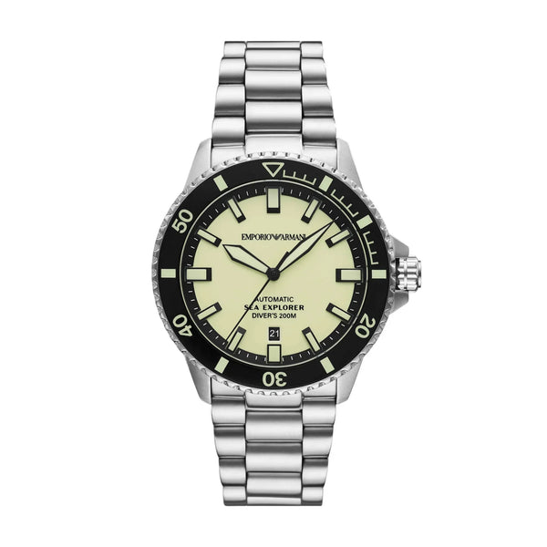 Emporio Armani Sea Explorer Automatic Stainless Steel Watch AR60083 - Men’s Watches