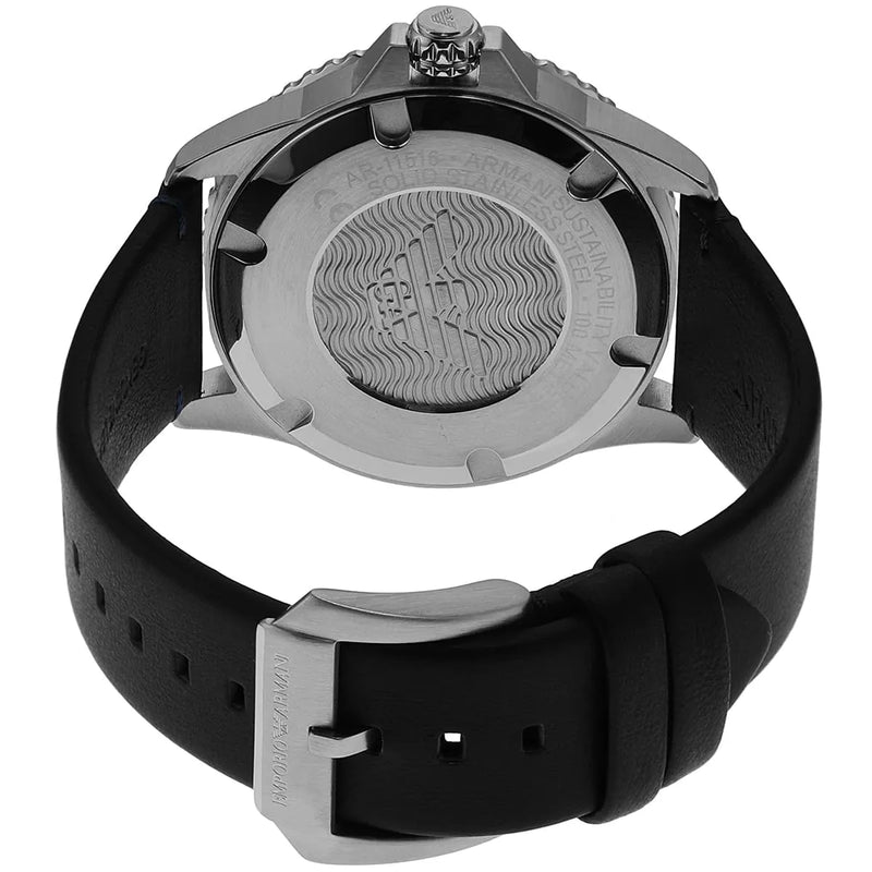 Emporio Armani Silver and Blue Men's Watch - AR11516 AR11516 - Image 6