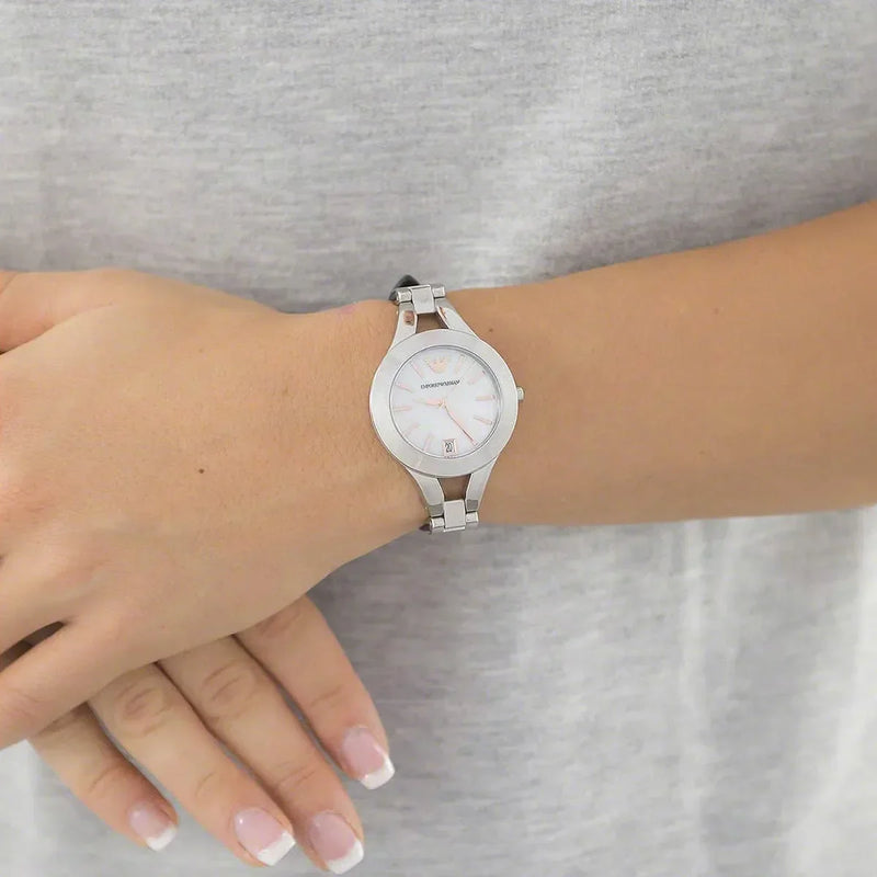 Emporio Armani Silver Ladies Watch - AR7429 AR7429 - Image 5