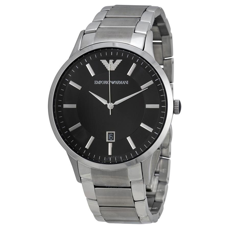 Emporio Armani Sportivo Black Dial Stainless Steel Men’s Watch AR2457 - Watch