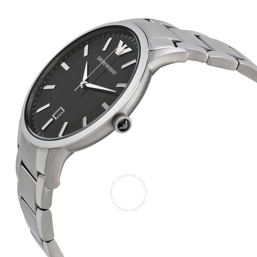 Emporio Armani Sportivo Black Dial Stainless Steel Men’s Watch AR2457 - Watch