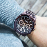 Fossil Perfect Boyfriend Wine Red Watch ES4110