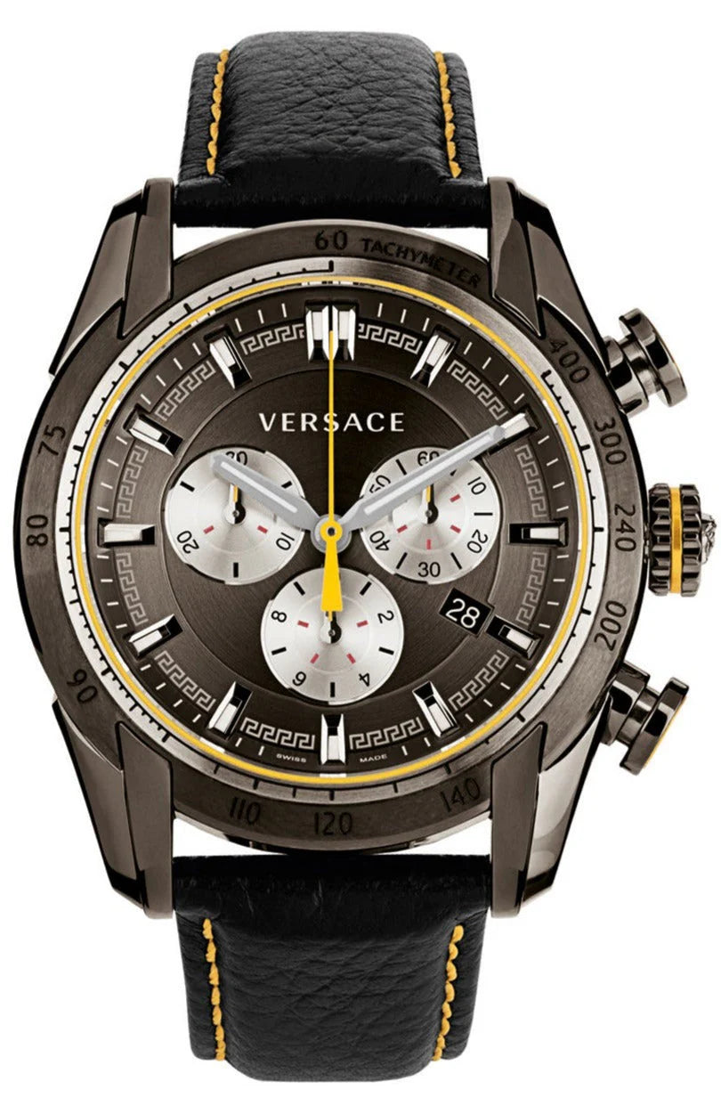Versace V-Ray Chronograph Grey Dial Men's Watch VDB020014