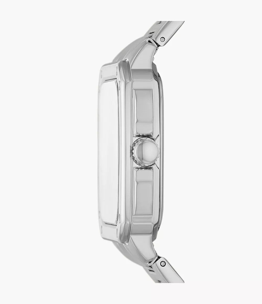 Fossil Bronson side profile with chronograph pushers visible