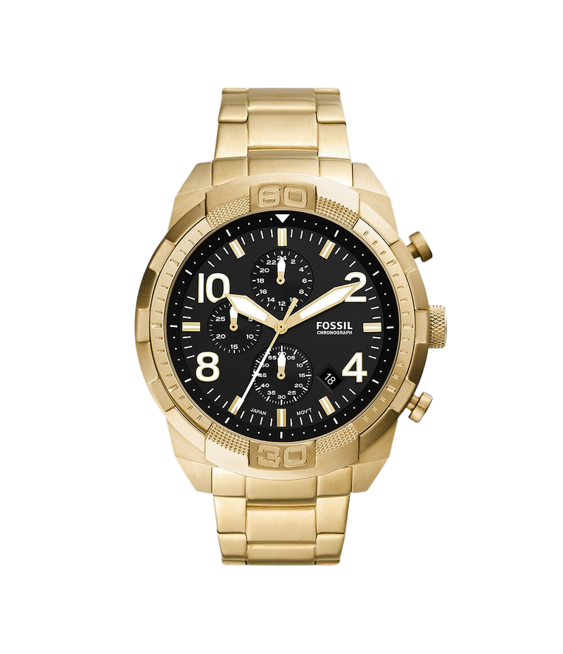 Fossil Bronson Gold Men’s Watch FS5877 - Watch
