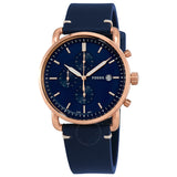 Fossil Commuter Chronograph Blue Dial Men's Watch FS5404