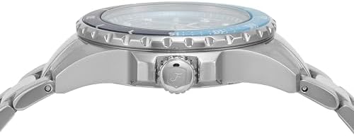 Fossil ES5353 Blue Dive watch caseback view showing case and stainless steel construction