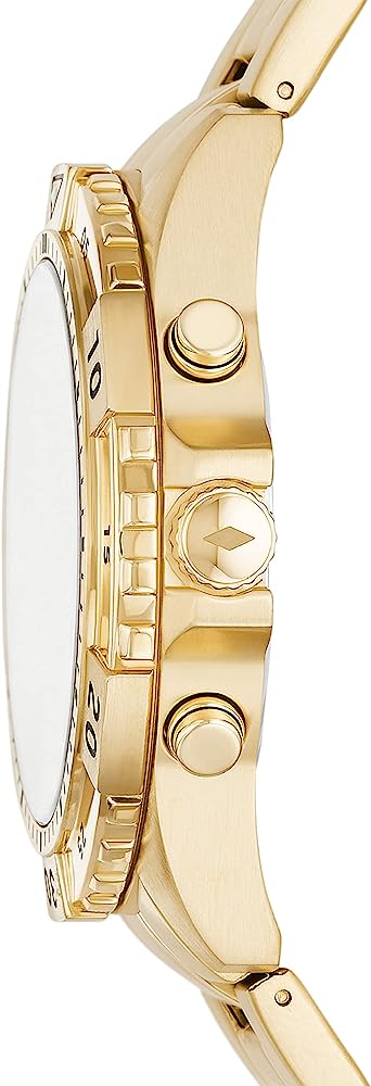 Fossil Garrett Chronograph Quartz Gold Dial Men’s Watch FS5772 - Watch
