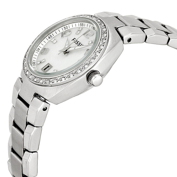 Fossil Glitz Mother of Pearl Analog Dial Ladies Watch AM4141 - BigDaddy Watches #2