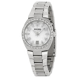 Fossil Glitz Mother of Pearl Analog Dial Ladies Watch AM4141 - BigDaddy Watches