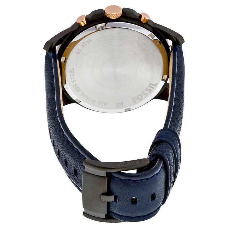 Fossil Grant Chronograph Black and Blue Dial Men's Watch FS5061 - The Watches Men & CO #3