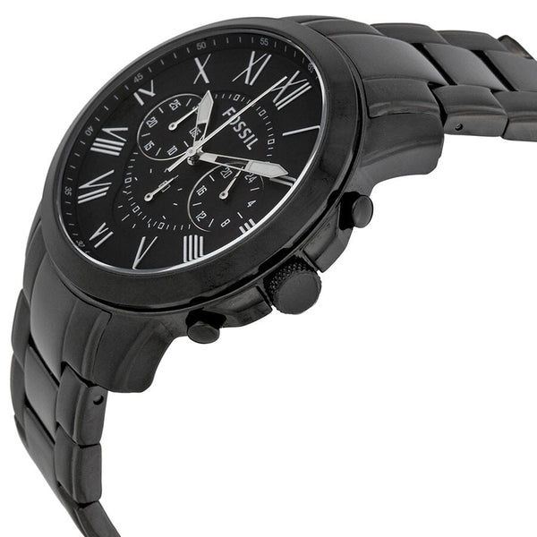 Fossil Grant Chronograph Black Dial Black-plated Men's Watch FS4832 - The Watches Men & CO #2