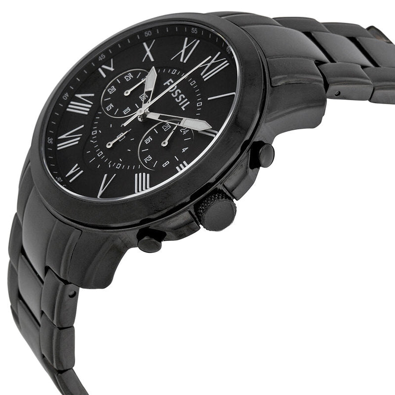 Fossil Grant Chronograph Black Dial Black-plated Men's Watch FS4832 - The Watches Men & CO #2