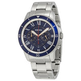 Fossil Grant Sport Chronograph Blue Dial Men's Watch FS5238