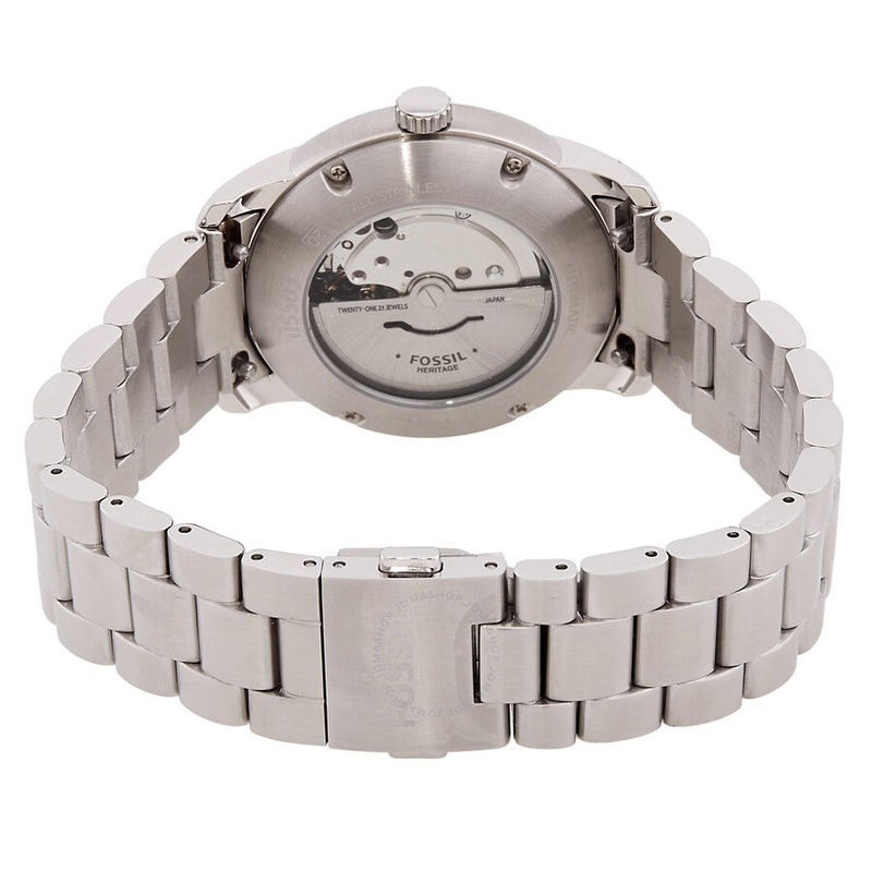 Fossil Heritage Automatic Blue Dial Ladies Watch ME3245 - The Watches Men & Co #3