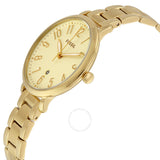 Fossil Jacqueline Gold Tone Dial Ladies Steel Watch ES3971