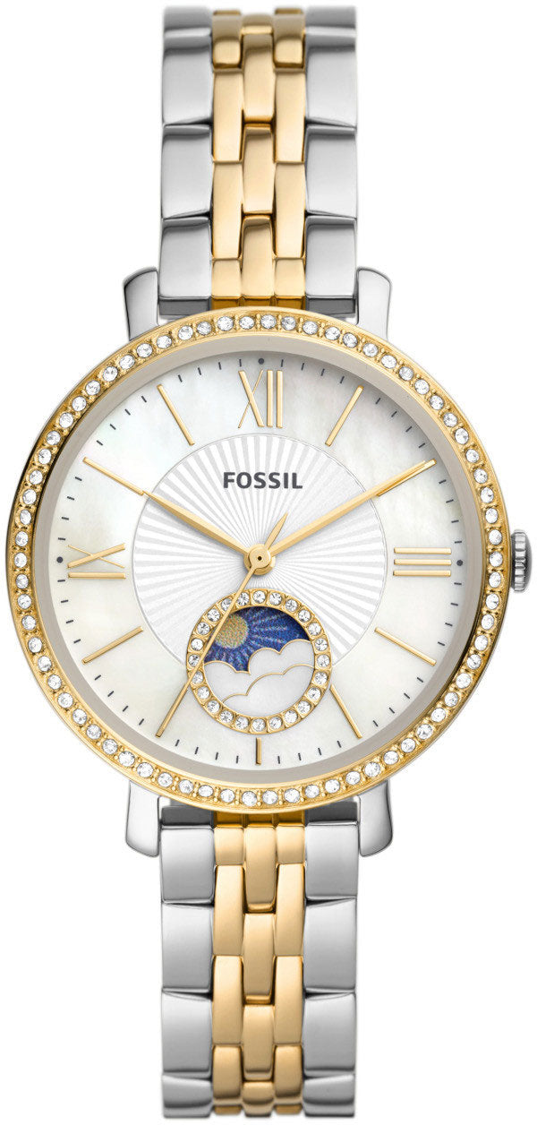 Fossil Jacqueline Sun Moon Two-Tone Women’s Watch ES5166 - Watch