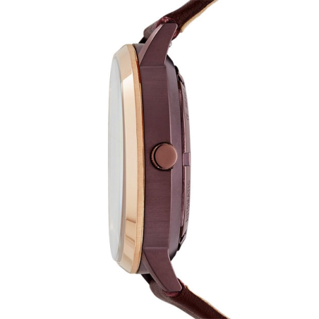 Fossil ME3137 Vintage Muse watch side profile displaying case thickness and strap