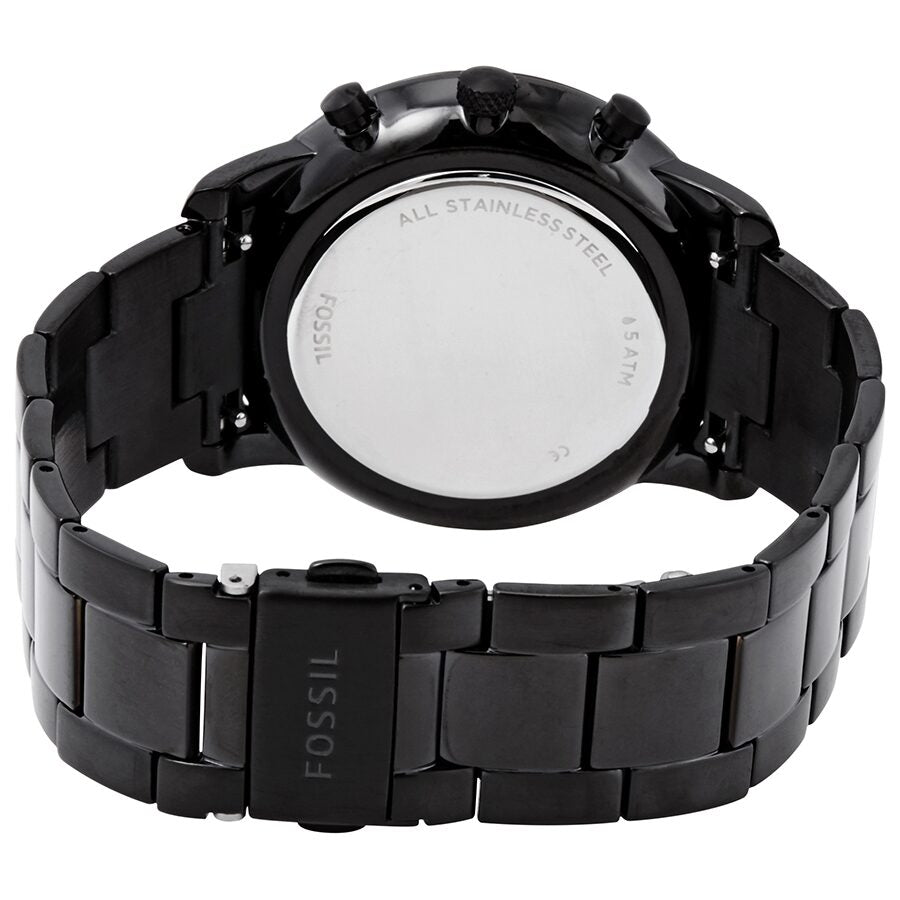 Fossil Neutra watch caseback displaying stainless steel back with engraved text