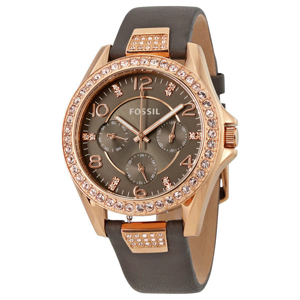 Fossil Riley Gray Dial Multifunction Ladies Watch ES3888