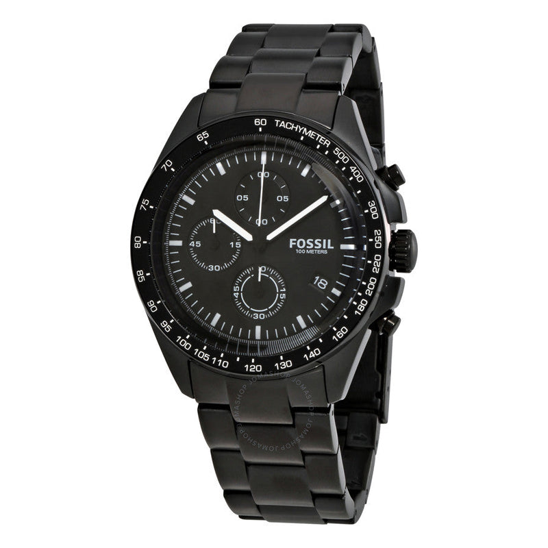 Fossil Sport 54 Chronograph Black Dial Men's Watch CH3028