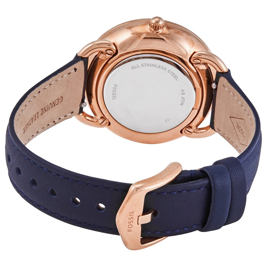 Fossil Tailor caseback showing stainless steel case and model number ES4394