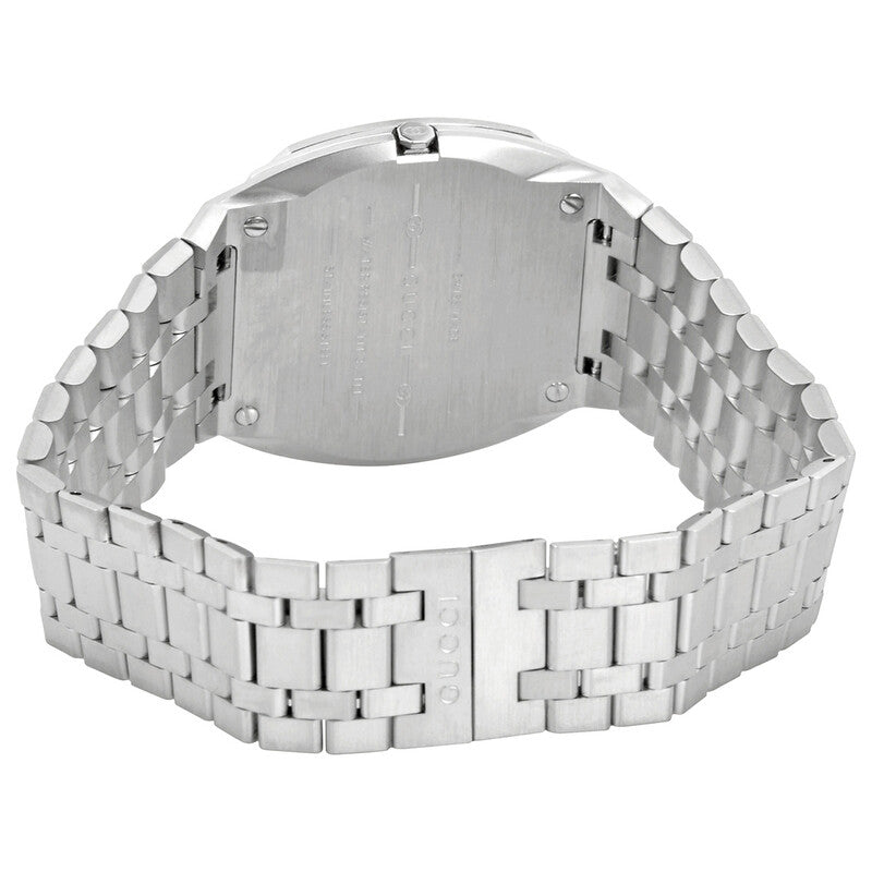 Gucci 25H watch caseback and bracelet view